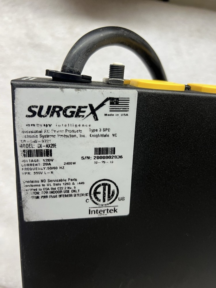 SurgeX Axess Elite SX-AX20E Power Conditioning System[Defective]