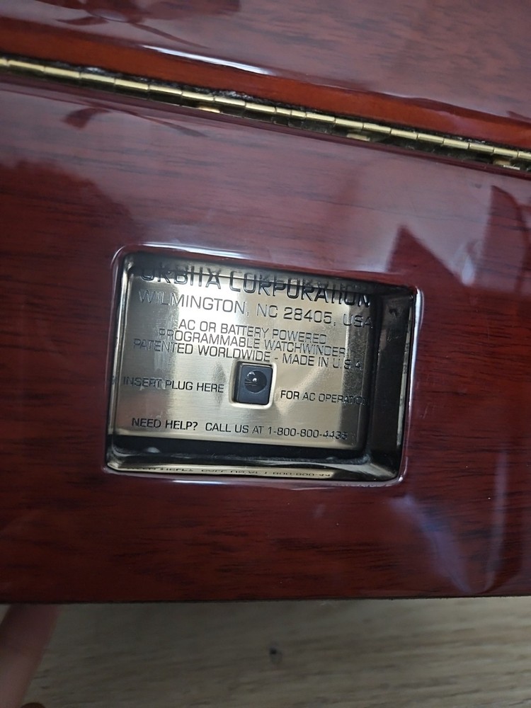 Orbita 2 watch winder Wood NEEDS WORK