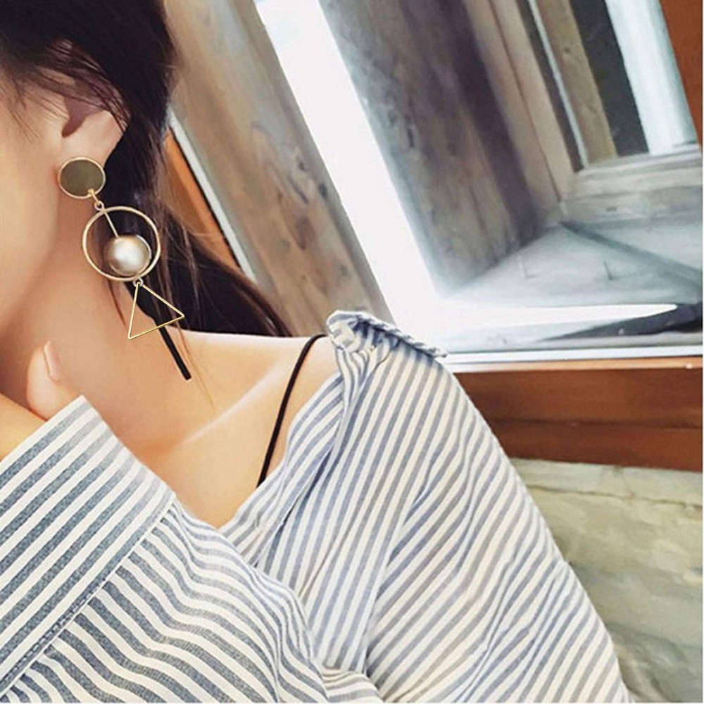70Pcs Triangle Earring Beading Ring,4Sizes Hoops Connector Gold K