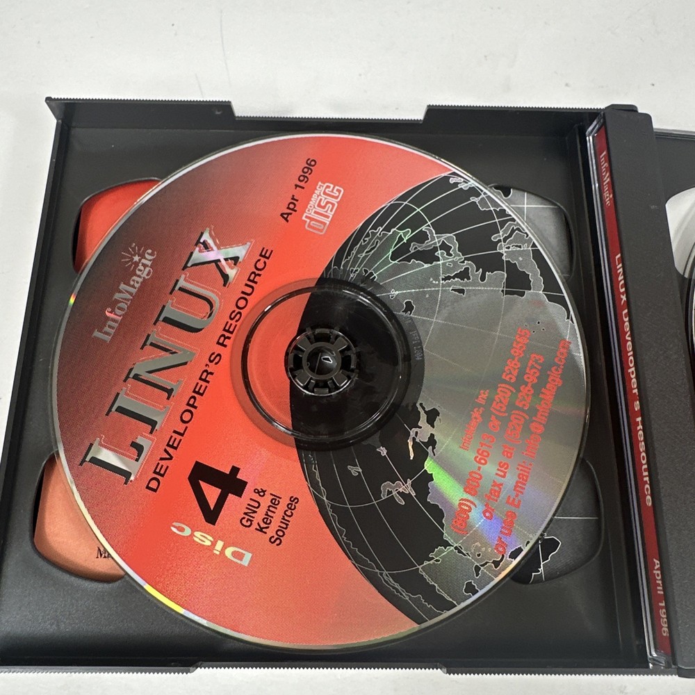 Linux Developer's Resource Infomagic KNIGHT 6 CD Set Red Hat Slackware Kernel