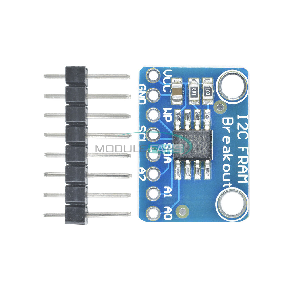 I2C IIC Non-Volatile FRAM MB85RC256V Breakout 256Kbit/32KByte Memory IC Tools