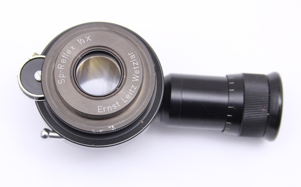 Leitz Sp-Reflex 1/3x Microscope Eyepiece Camera Shutter Assembly