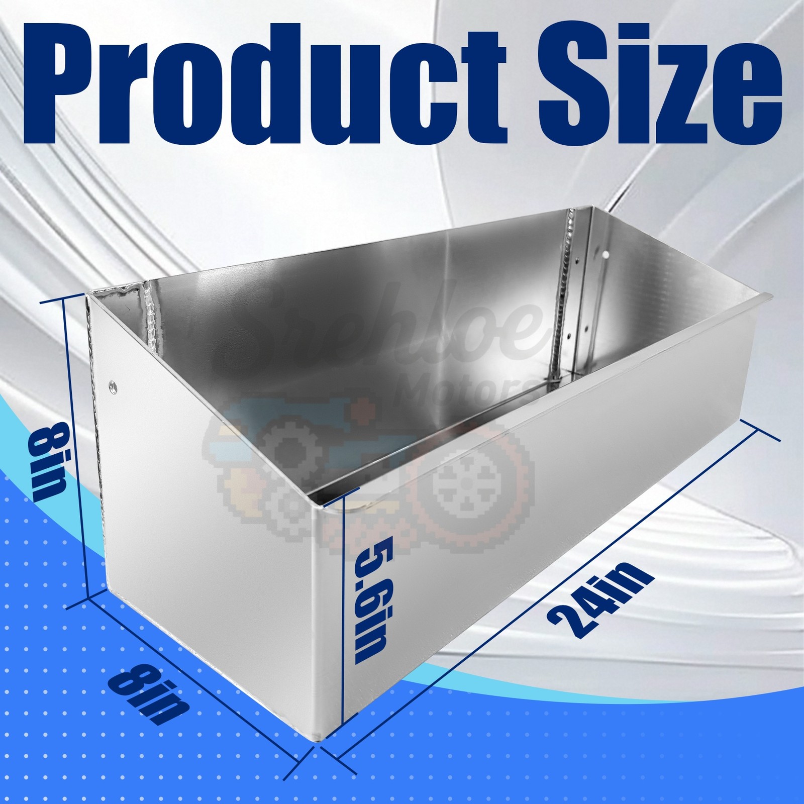 Aluminum Multi Use Cabinet Holder Storage Organizer For Trailer Garage Silver