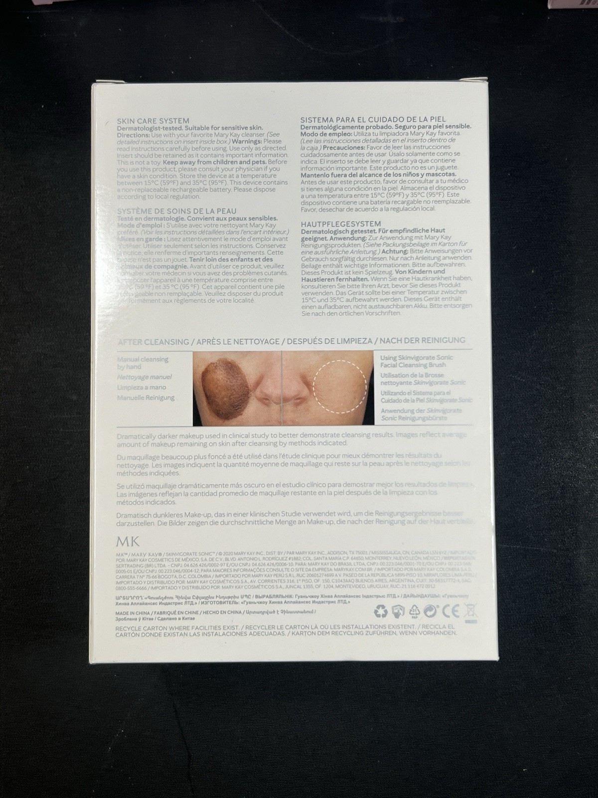 Mary Kay Skinvigorate Sonic Skin Care System NEW in Box 128064 w/ Massage Head