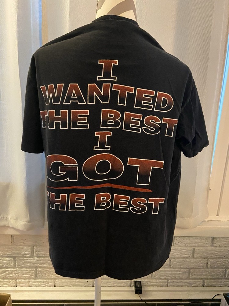 KISS 96-97 World Tour “I Wanted The Best I Got The Best” T Shirt Sz XL. Vintage
