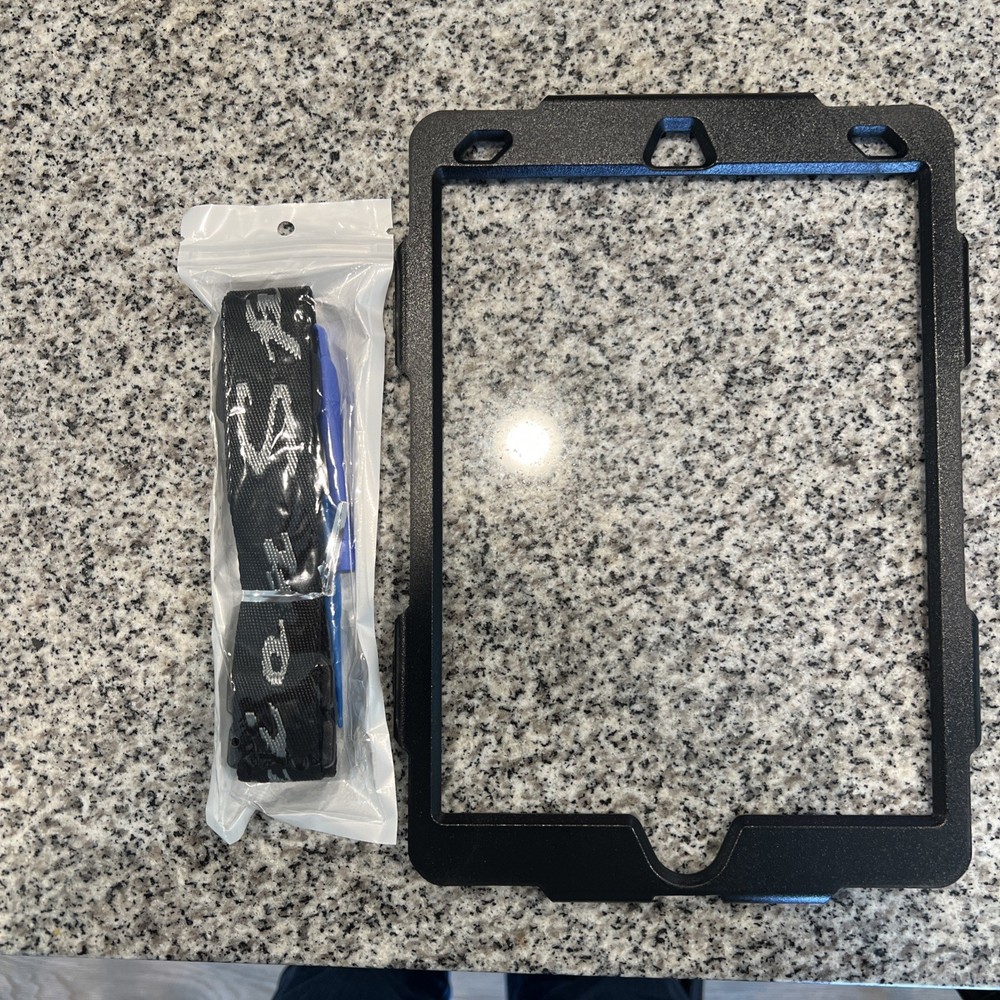 iPad 7th Gen Rugged Case Front Frame + Universal Shoulder Strap (10.2-Inch)