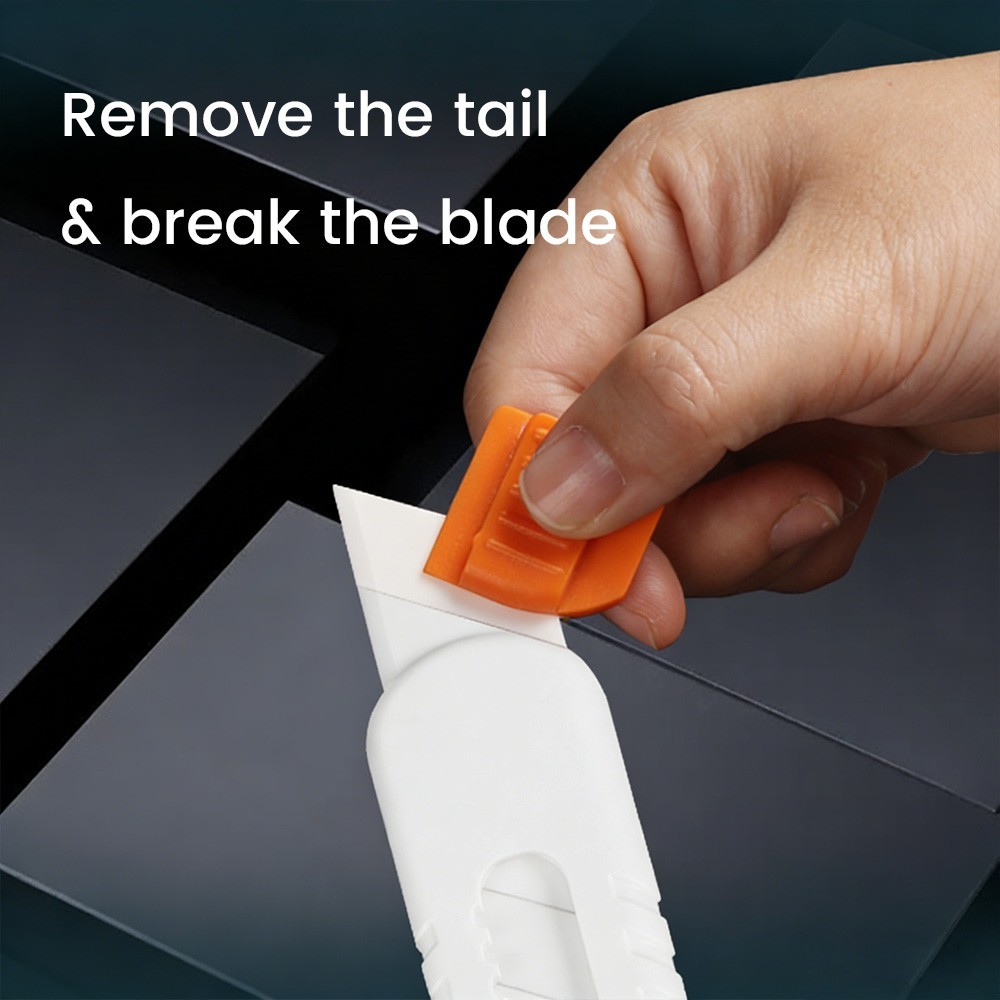 5Pieces Ceramic Utility Blades Rust-Proof Safe Cutting Accessories 9mm 18mm 25mm