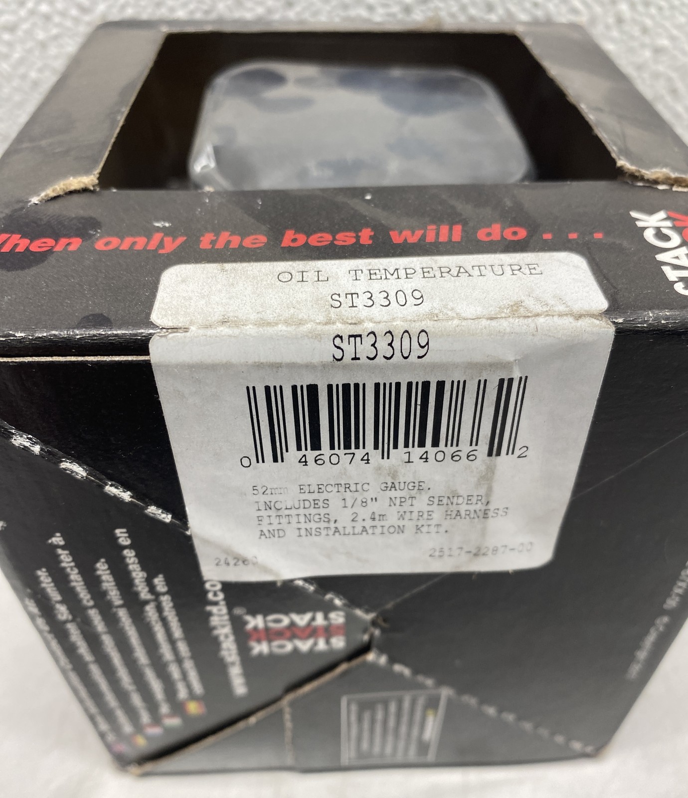 Stack Professional Stepper Motor Analog Gauges ST3309