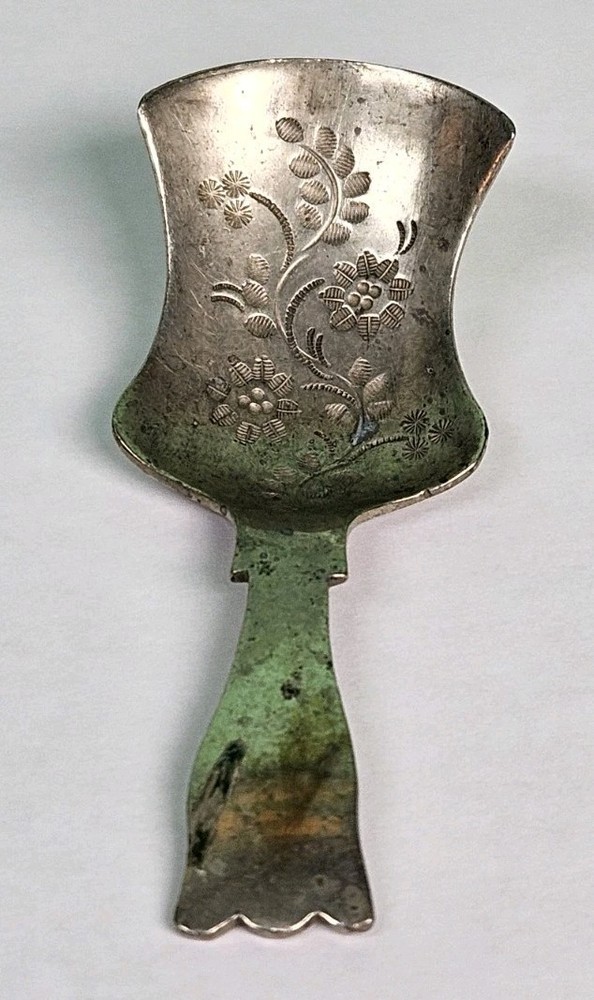 Vintage Denmark Silver Plated Tea Caddy Collector Spoon