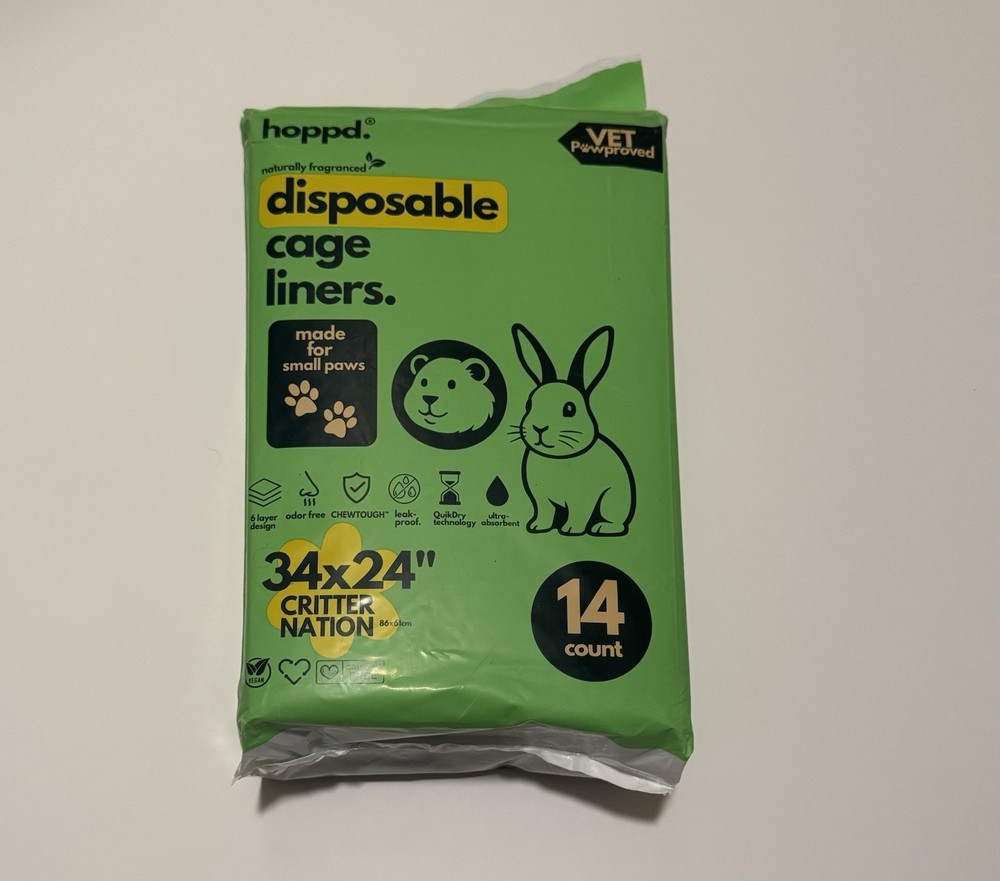 Hoppd Disposable Cage Liners For Critters