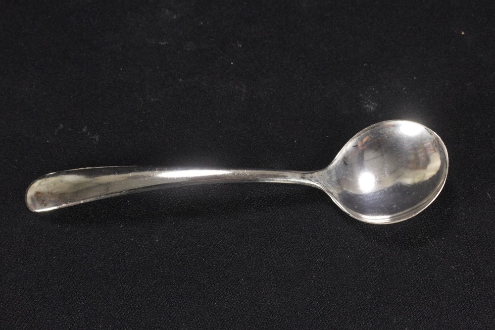 6 Rounded Soup Spoons Eales 1779 Made In Italy Silverplated Flatware