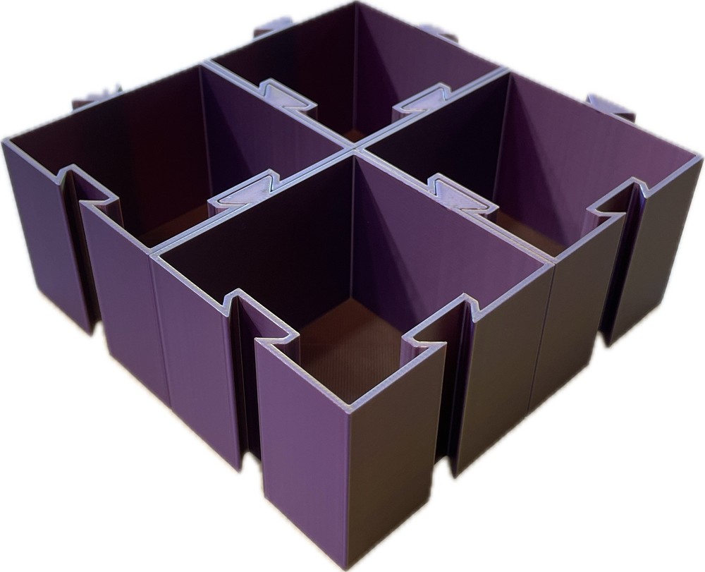 small storage bins- includes 4 individual boxes