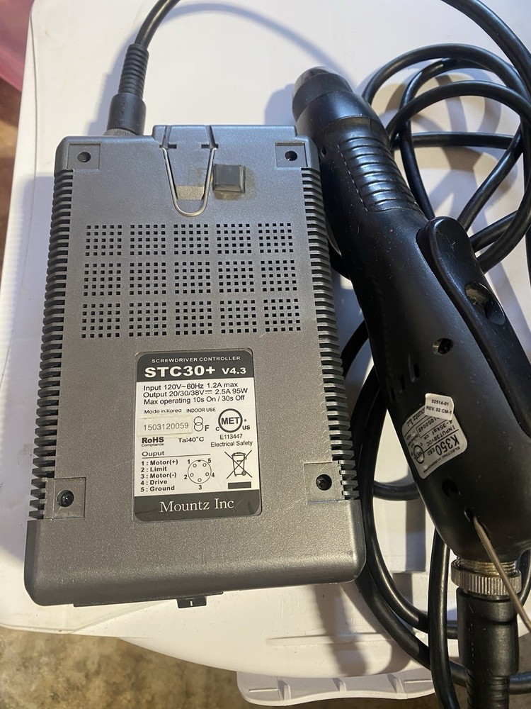 Mountz Screwdriver K35 ESD  and STC30+V4.3 Controller