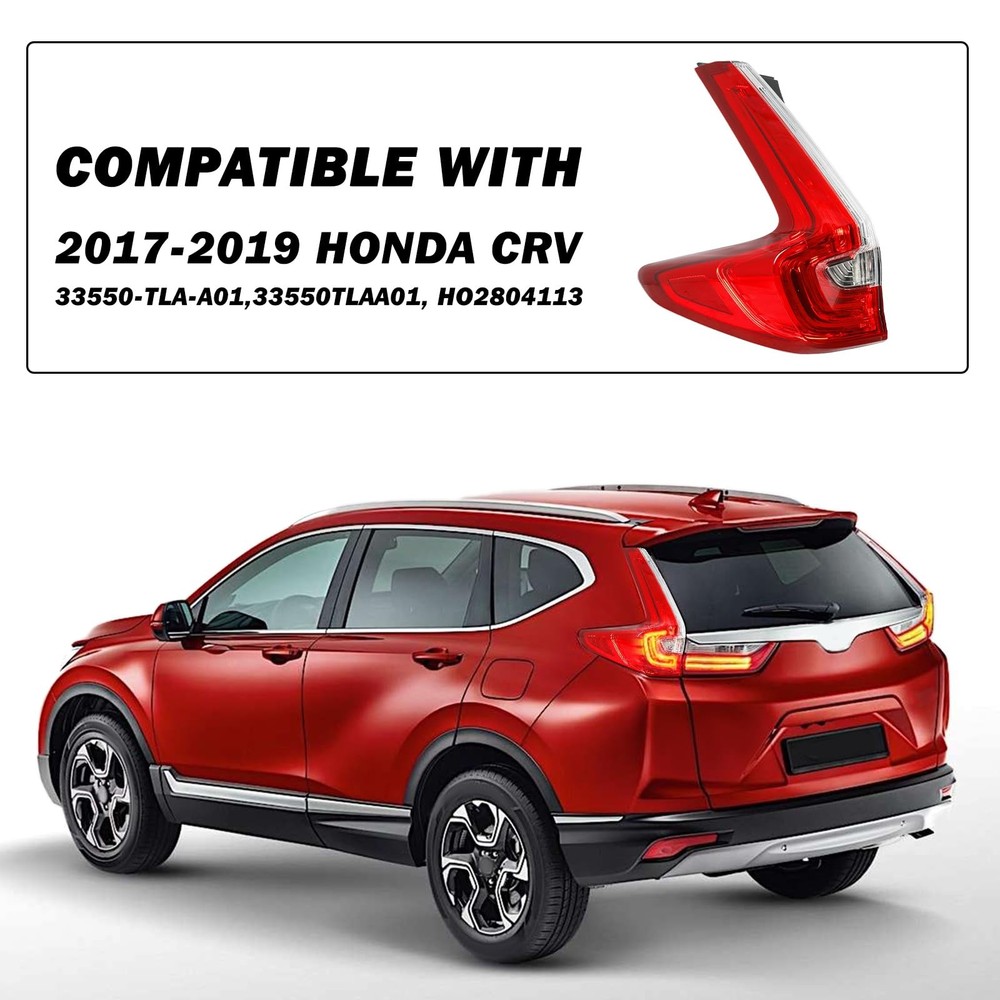 Tail Light Assembly for 2017-2019 CRV Left Driver Side