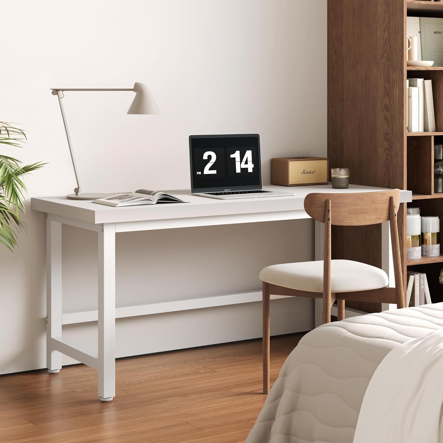 YOWOS Steelstride Ergonomic Desk, Engineered Wood Worktop, Multi Sizes & Colors