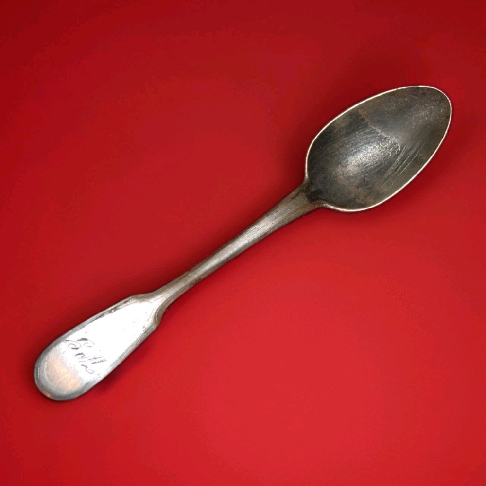 Tea Spoon about 1911's Vintage Silver Original Initials