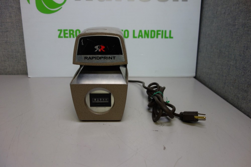 RapidPrint AR-E Electric Date Time Clock Stamp Machine [NO Key]