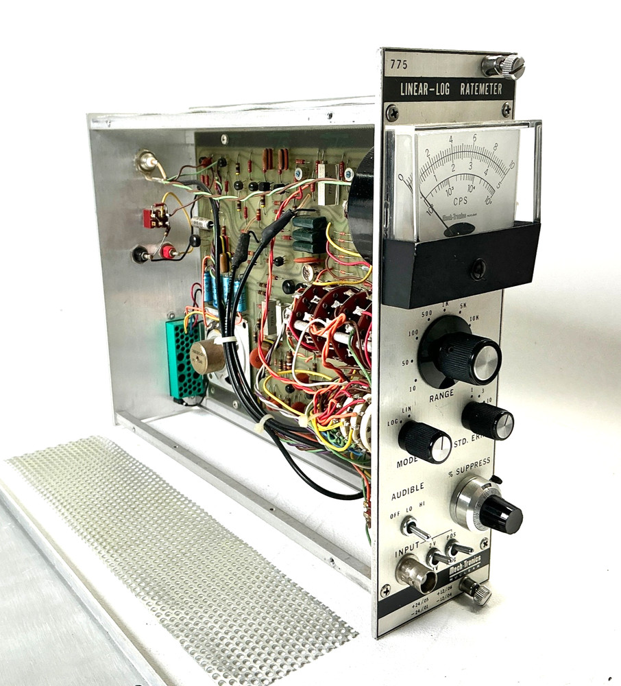 Tested Mech-Tronics Nuclear 775 Linear-Log Ratemeter NIM Module SN 101007