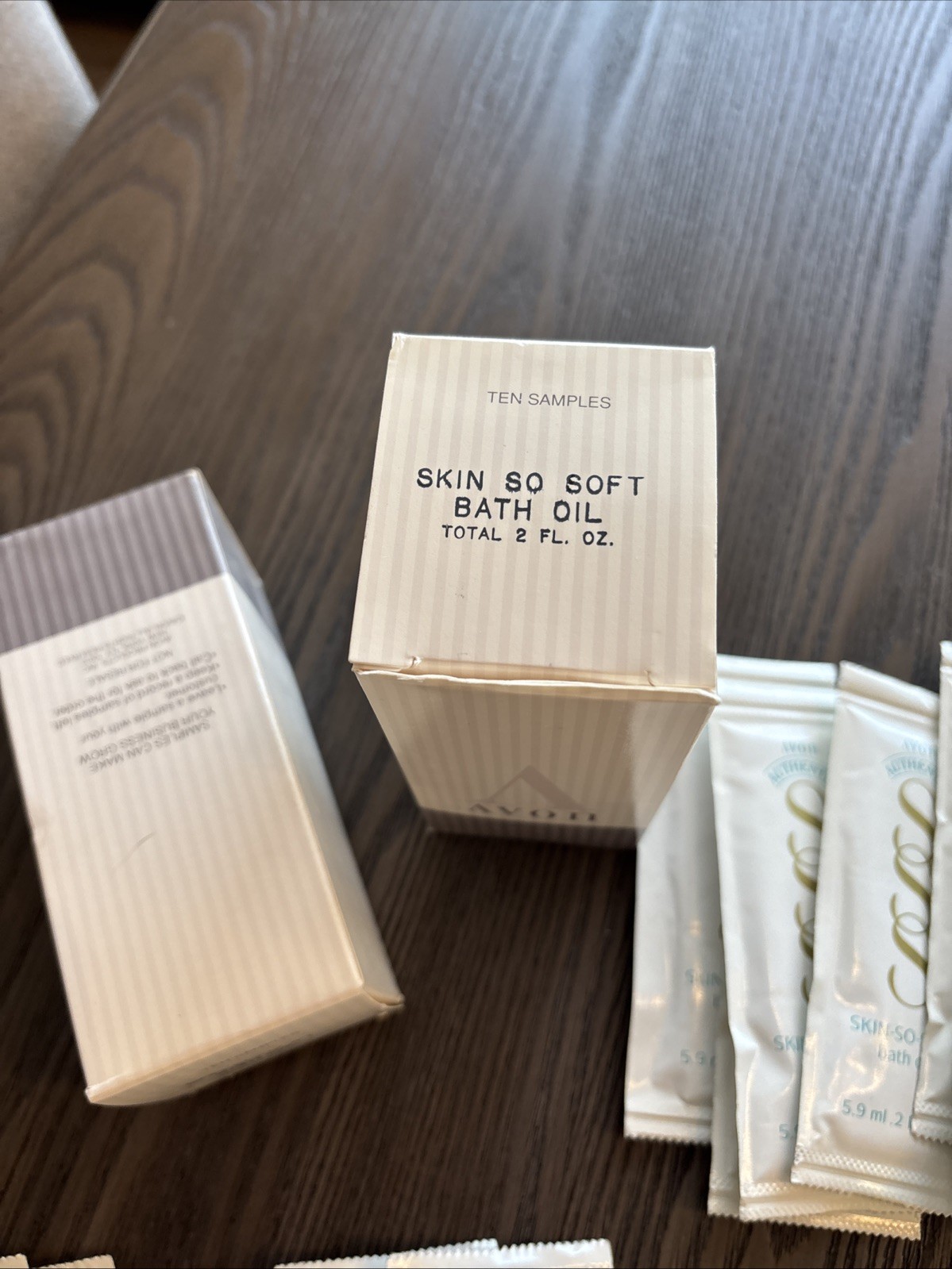 Avon Skin So Soft Original Bath Oil Sample Pack Of 10 - .2 Oz Each New Set Of 2