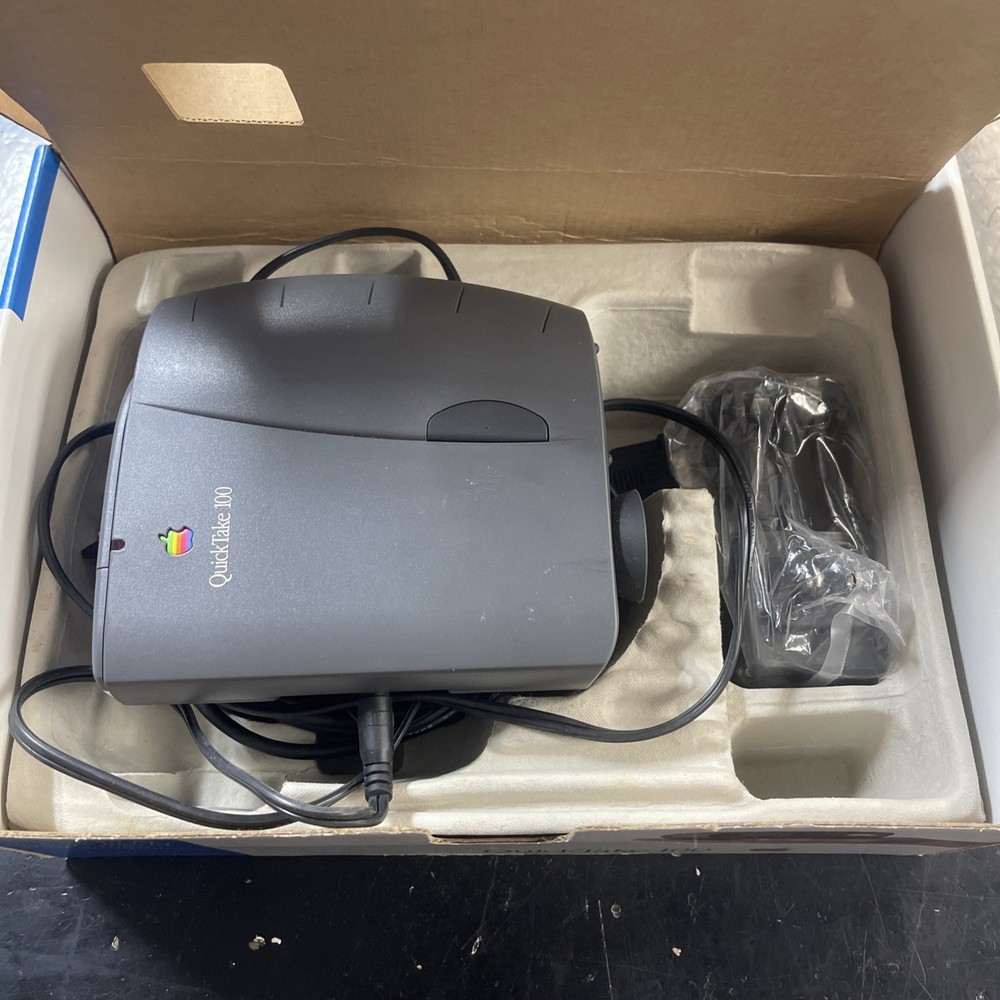 Apple Quicktake 100 Camera Microsoft Windows Compatible with Box and cables