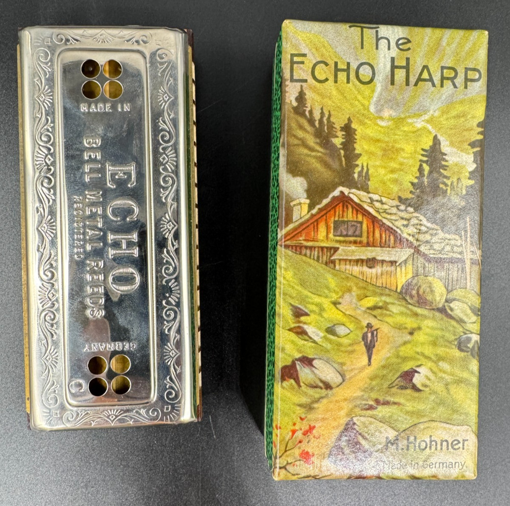 M. Hohner Echo Harp 54/64 M 2 Harmonica, Double-Sided C/G Keys