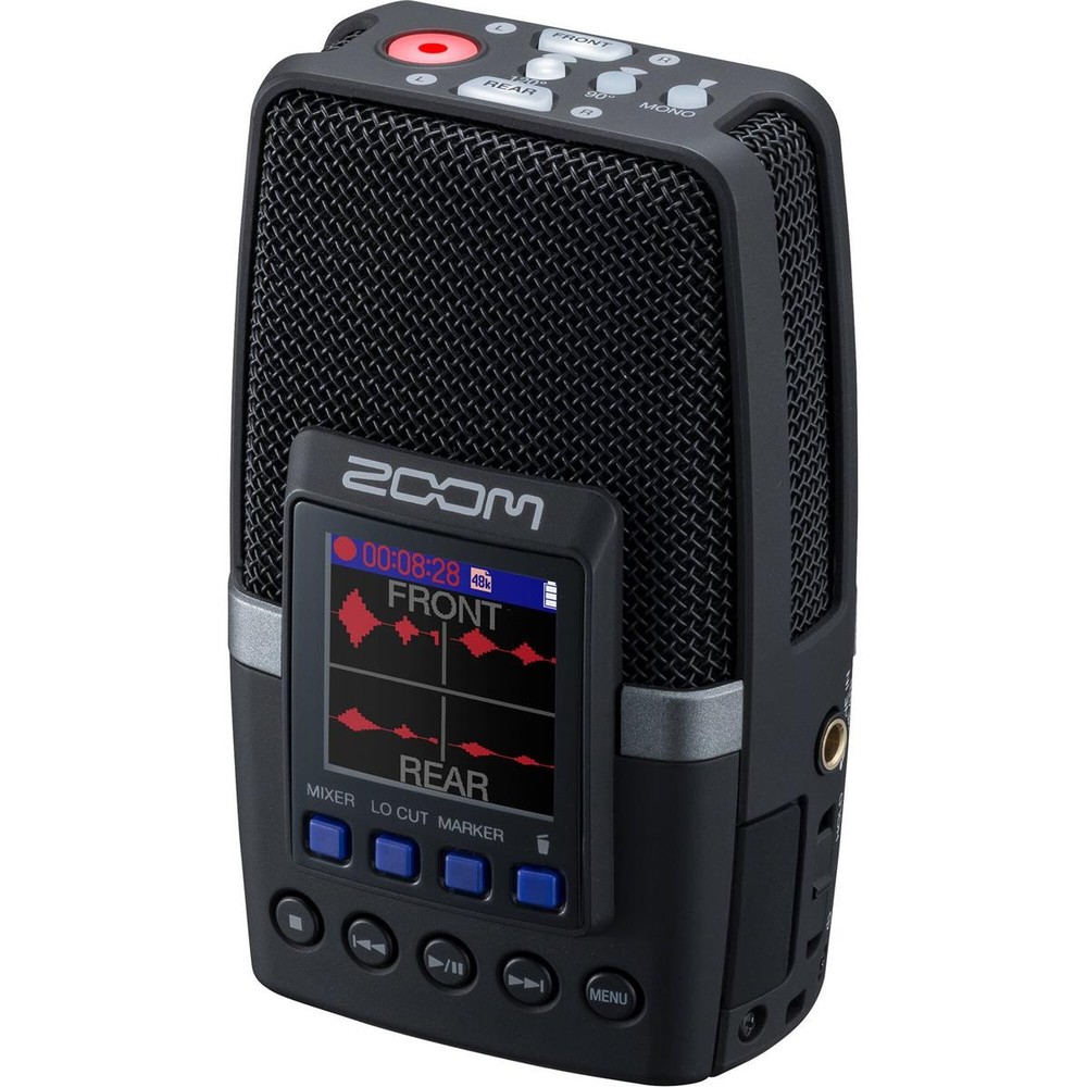 Zoom H2essential Multi-Mic 32-Bit Float Handy Recorder, Bundle with TAPH100 Head