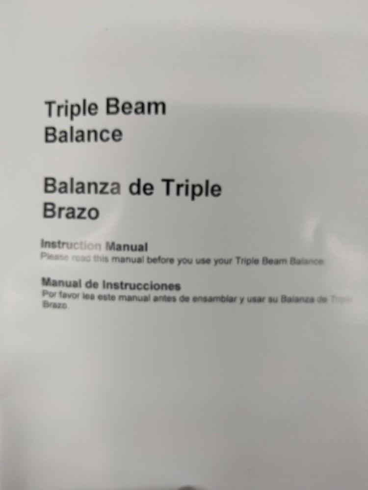 VWR Education Triple Beam Balance