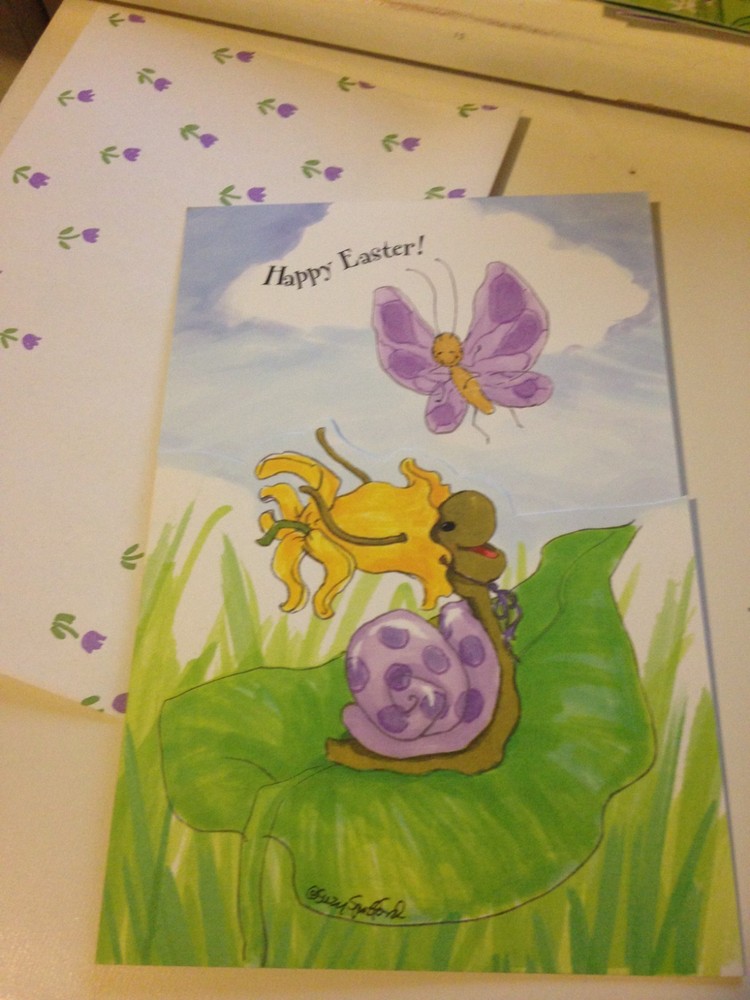 1 suzy's zoo  easter greeting  card