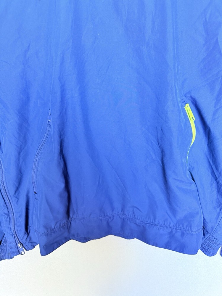 Puma Qtr Zip Running Blue Jacket Size Large