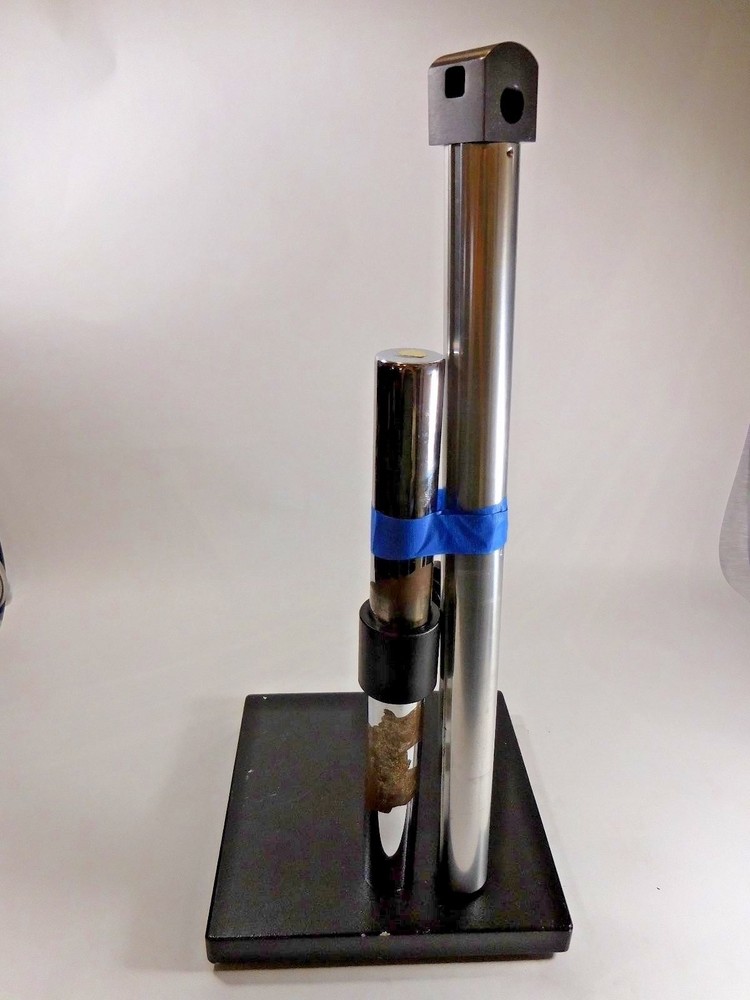 Microscope Stand Base 10x10in - Vertical 15in + Horizontal Arms + Stop Collar
