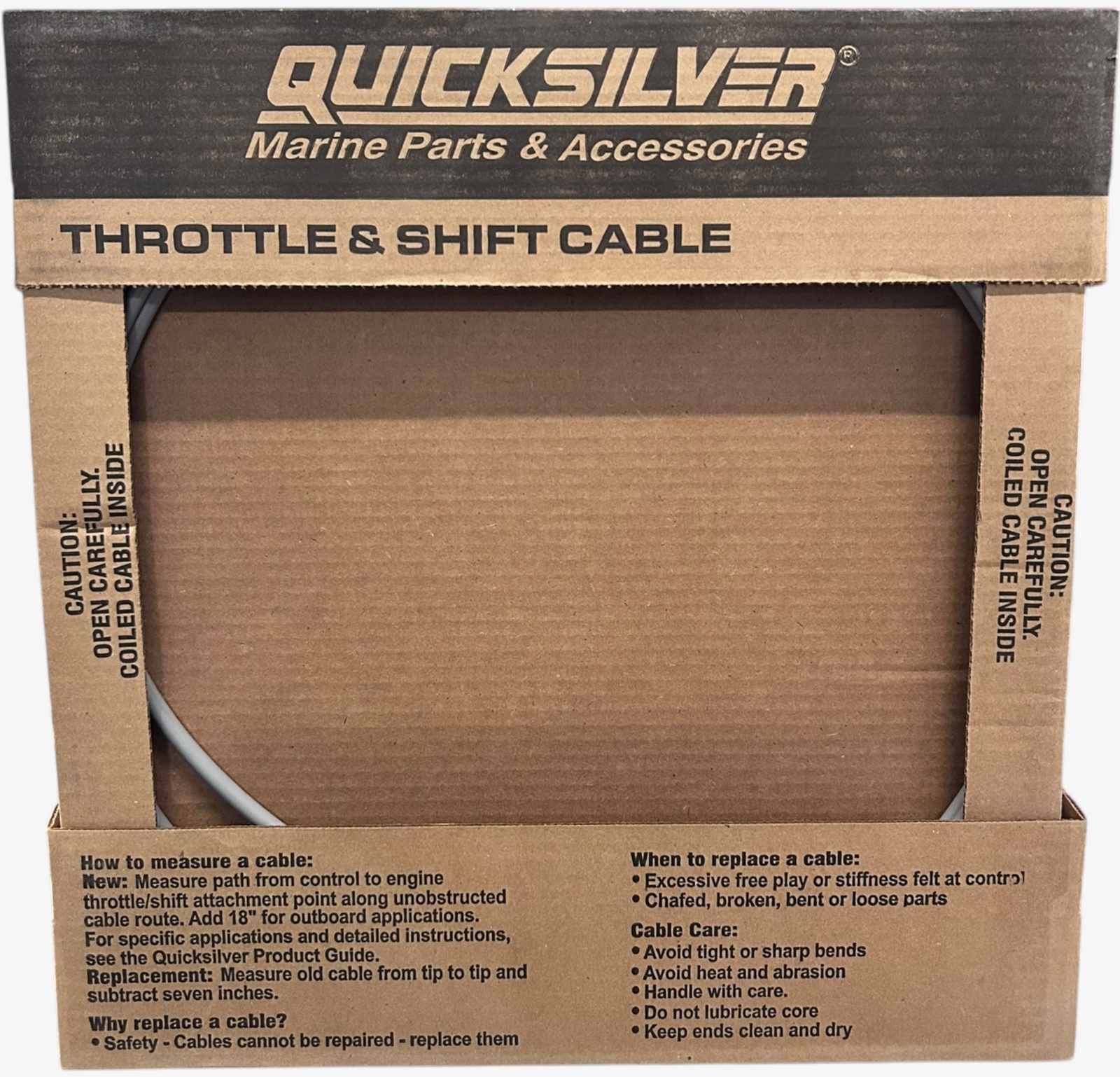 Mercury Quicksilver 8M0082538, Platinum Plus Gen II Throttle & Shift Cable 15 FT