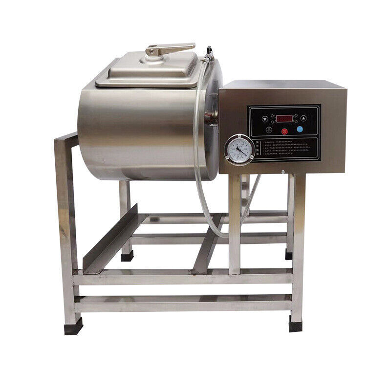 Vacuum Pump Meat Seafood Tumbler Machine Mixer Curing Rolling Kneading Marinator