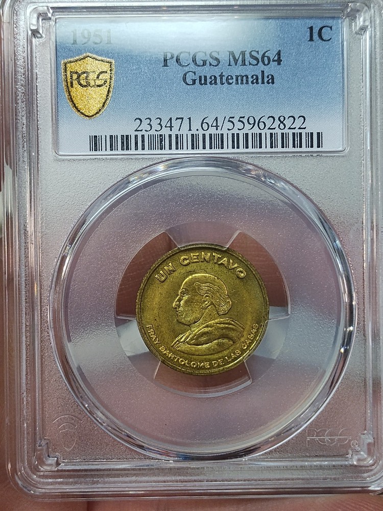 Guatemala 1951 MS64 Key Date PCGS MS64
