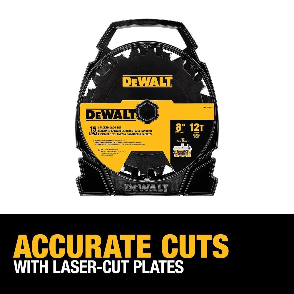 DEWALT Stacked Dado Set