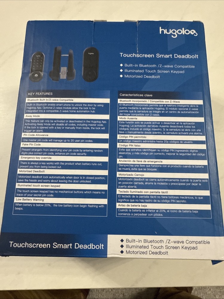 Hugolo Touchscreen Smart Deadlock