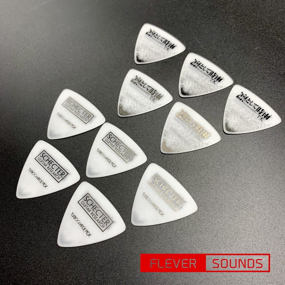Schecter Guitar Pick SPA-TK10 WH Ling tosite sigure TK Model Medium 10 Piece Set