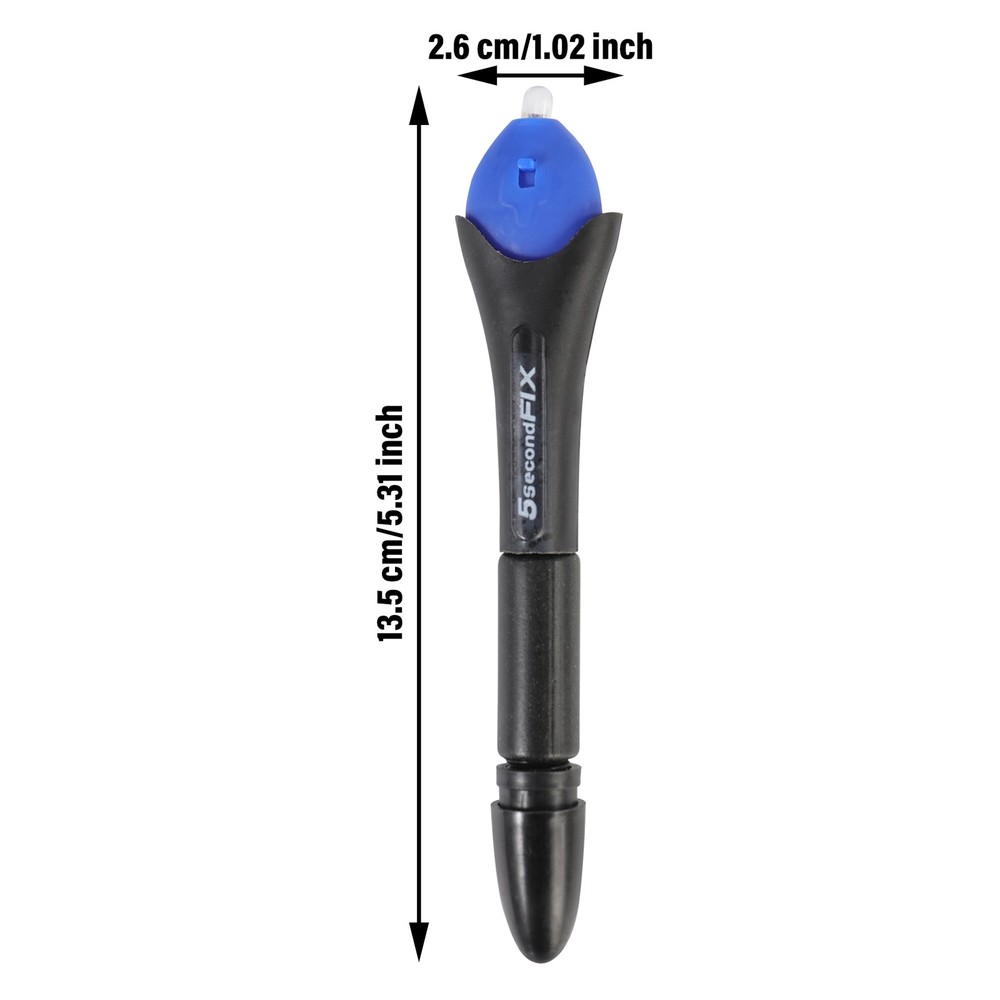 Fix UV Light Repair Tool Quick 5 Second Glue Refill Liquid Plastic Welding US