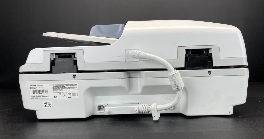 Epson DS-6500, White, Large Flatbed Document Color Scanner, Tested Working