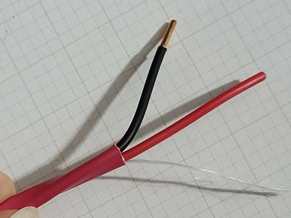 Belden Wire 5120UL 14/2C Solid Riser Security/Fire Alarm Cable FPLR Red /100ft