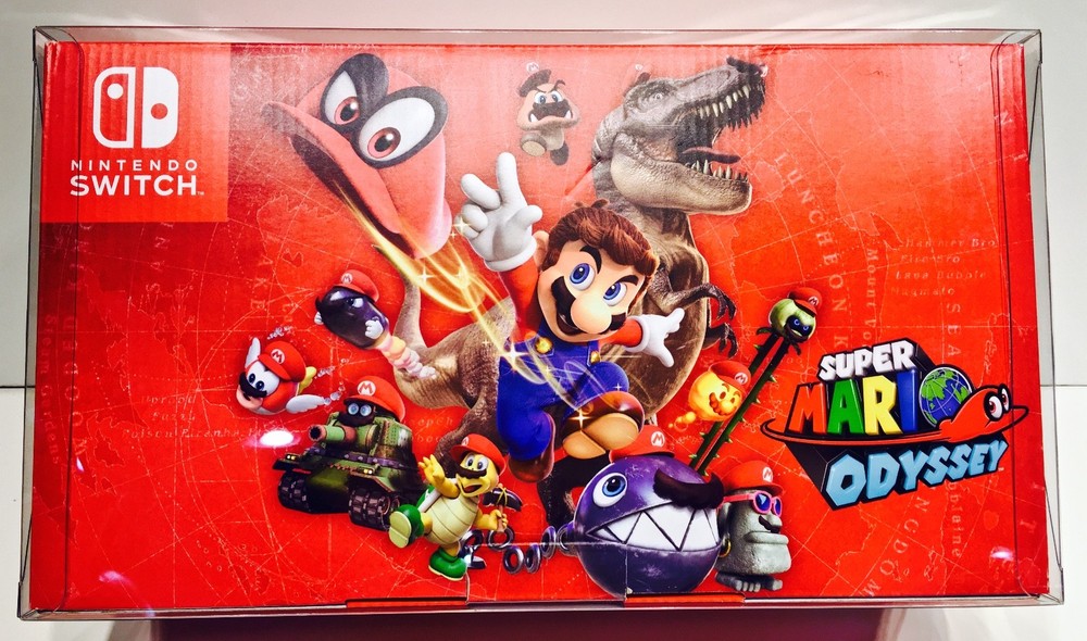 1 Console Box Protector Nintendo SWITCH MARIO ODYSSEY / SPLATOON System Boxes