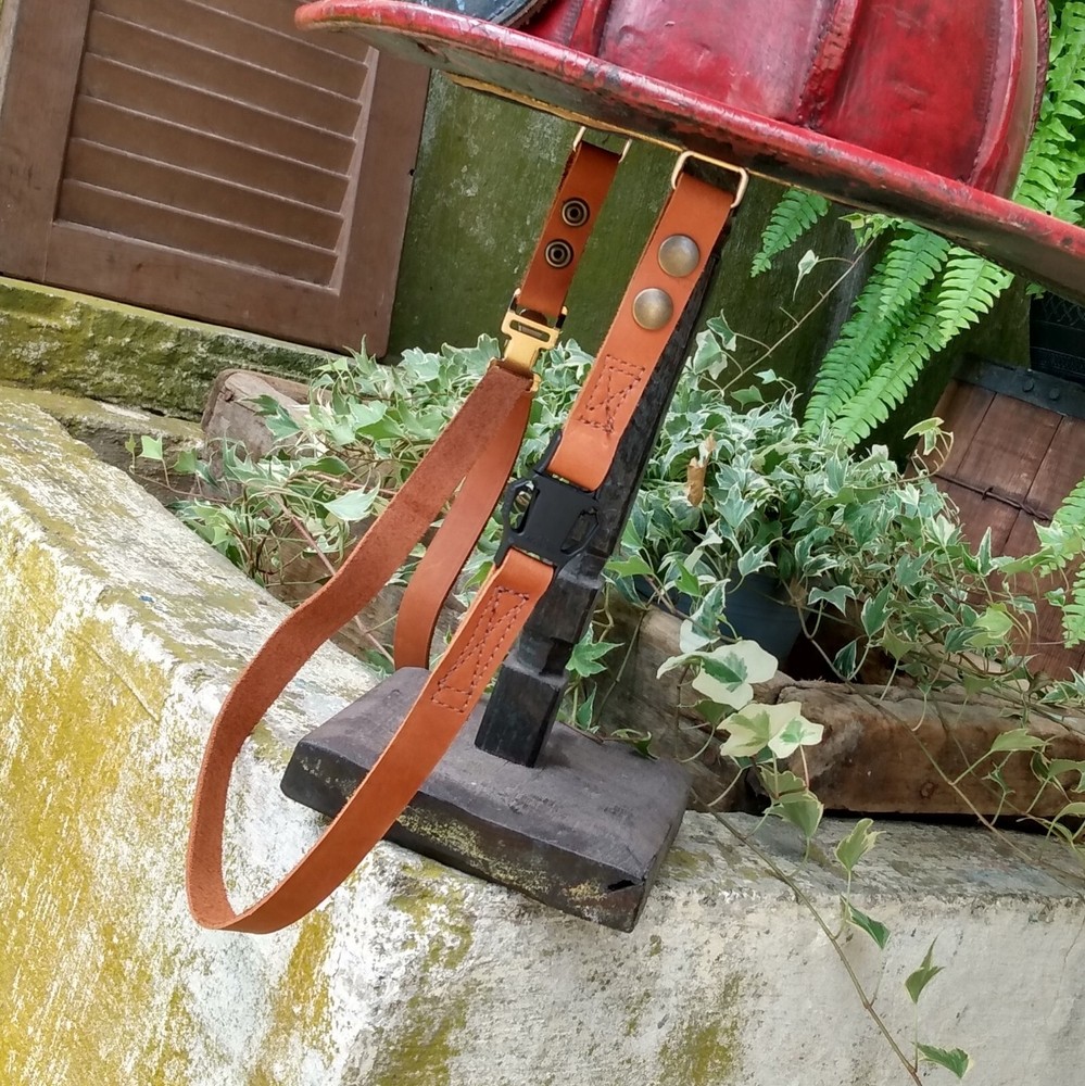 Leather Fire Helmet Chinstrap