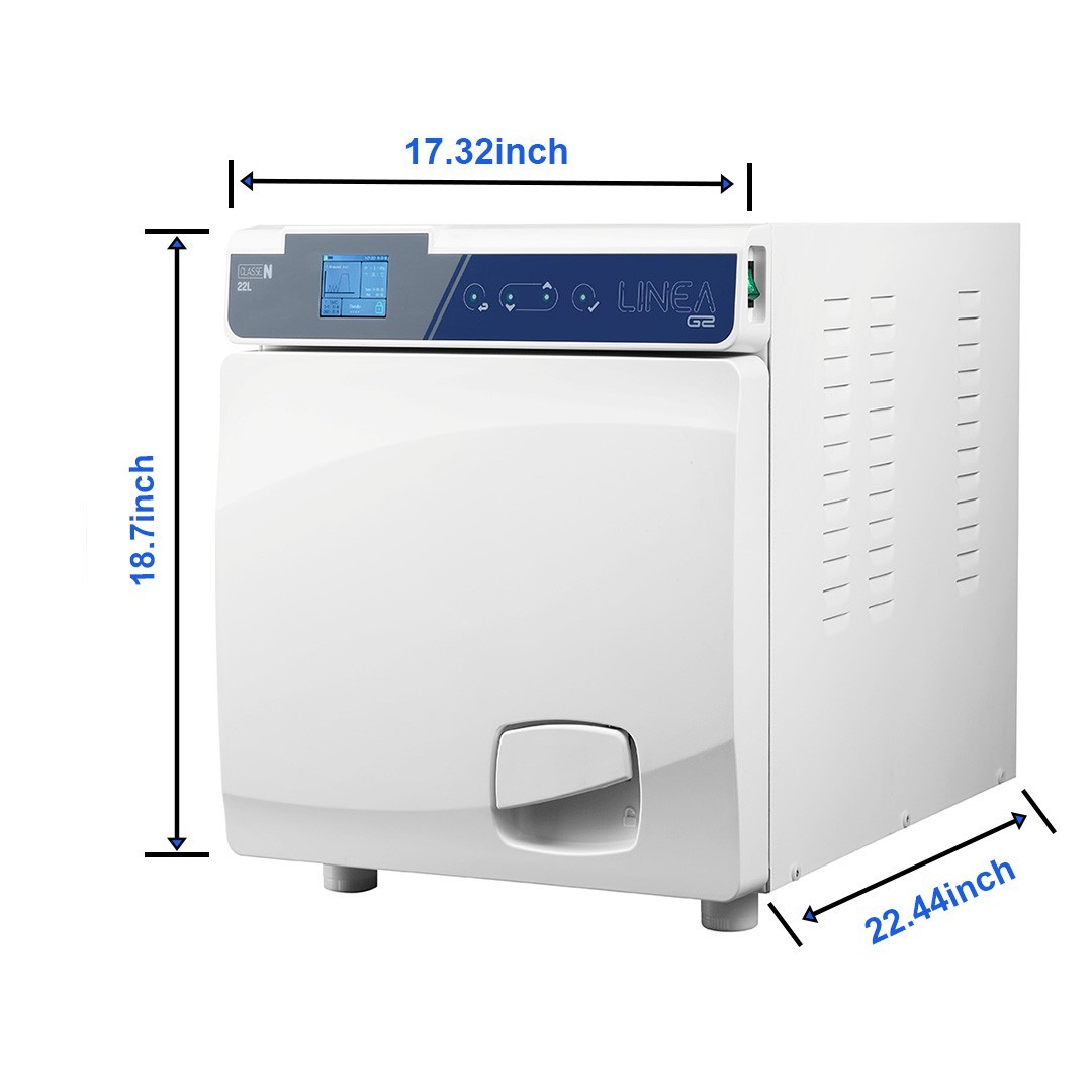 22L Autoclave Steam Sterilizer High Pressure Temperature with Drying Function