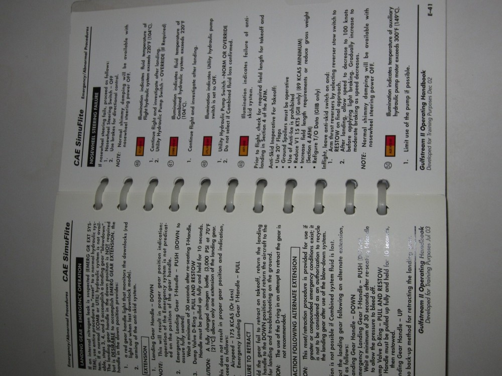 GII Operating Handbook CAE Gulfstream 2