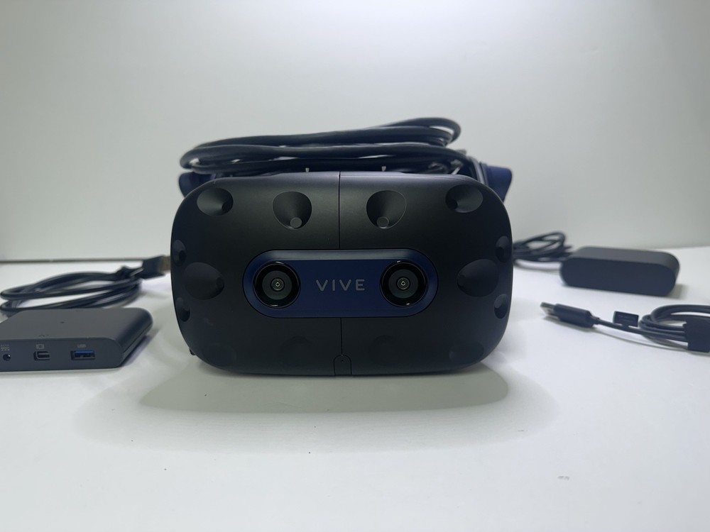HTC VIVE Pro 2 PC VR Headset with Link Box, Cables, Deluxe Audio Strap