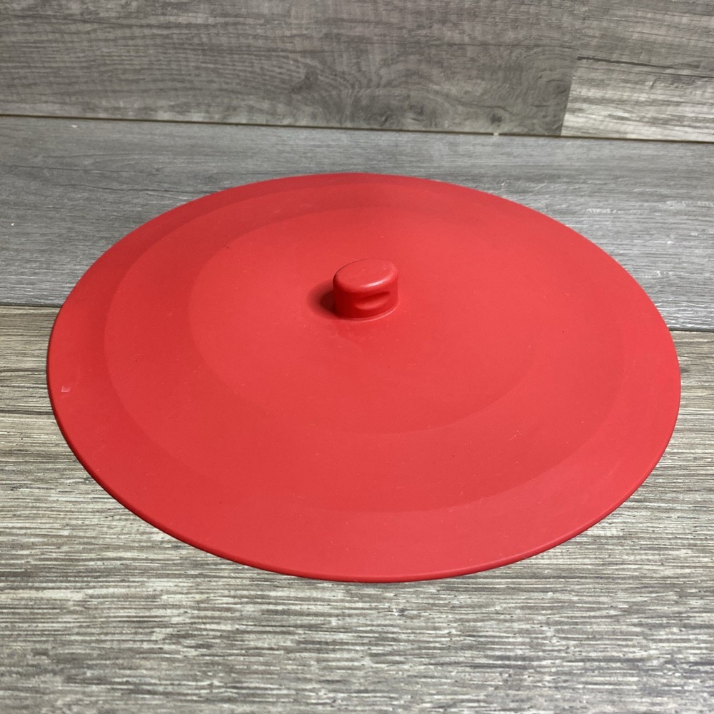 10" Red Silicone Bakeware Lid