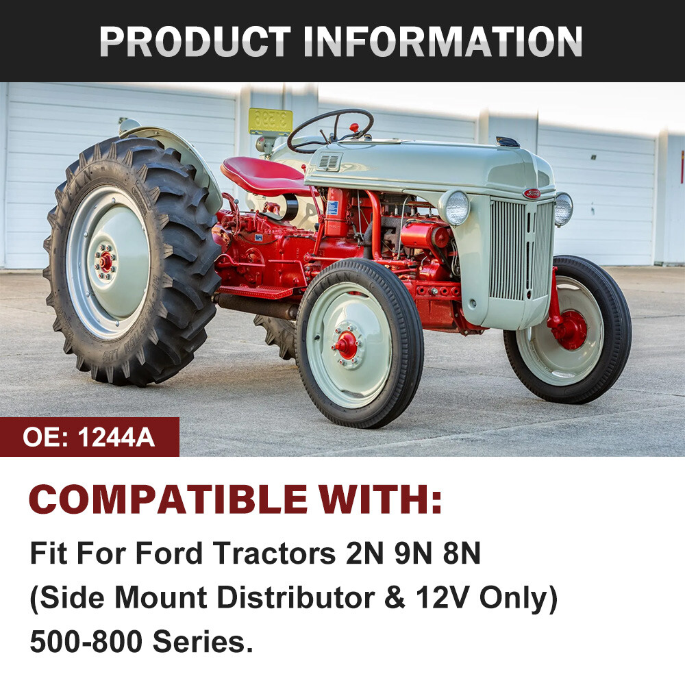 For Ford Tractors 2N /8N/ 9N 500-900 Series,1244A Electronic Ignition Conversion