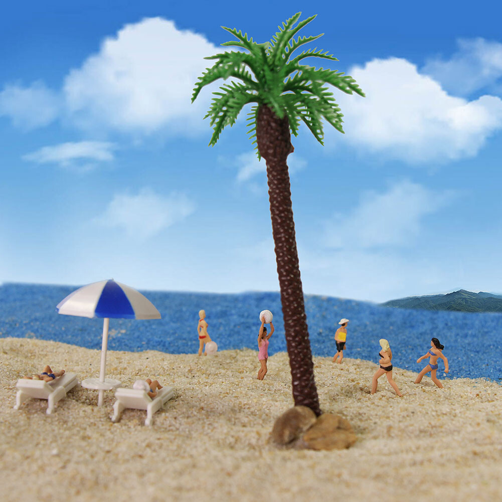 Evemodel 40pcs HO Scale 1:87 Swimming People Seaside Visitors Figures P8720