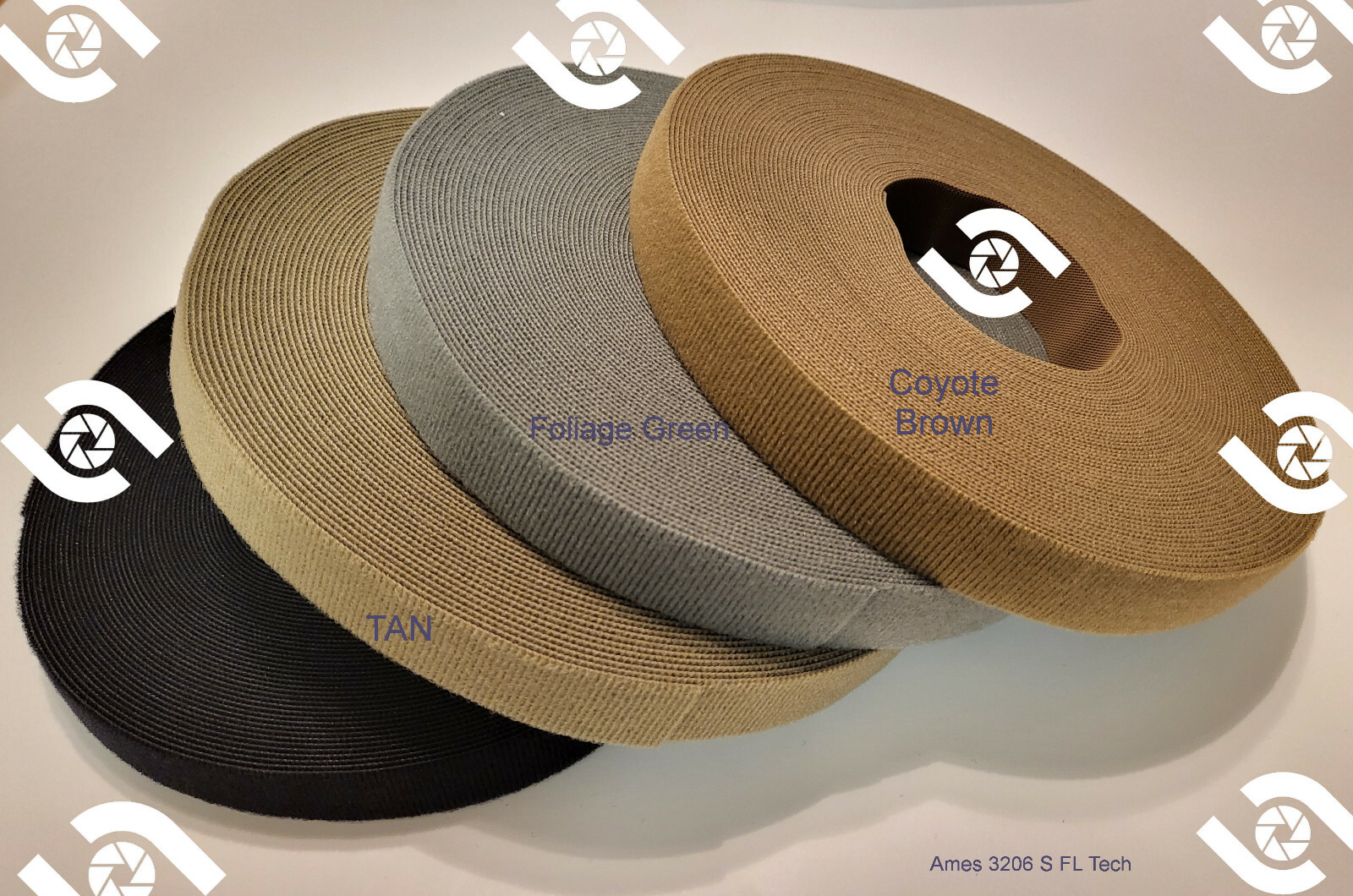 VELCRO® BRAND ONE WRAP® REUSABLE HOOK AND LOOP MIL.SPEC FASTENER TAPE 1" 3 SIZES