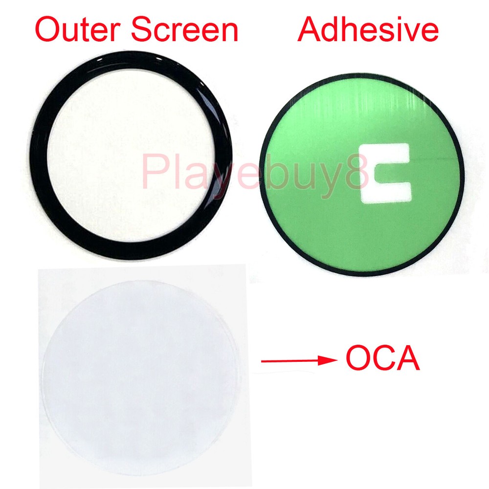 Front Outer Screen Glass Lens Panel For Samsung Galaxy Watch Active 2 40mm 44mm