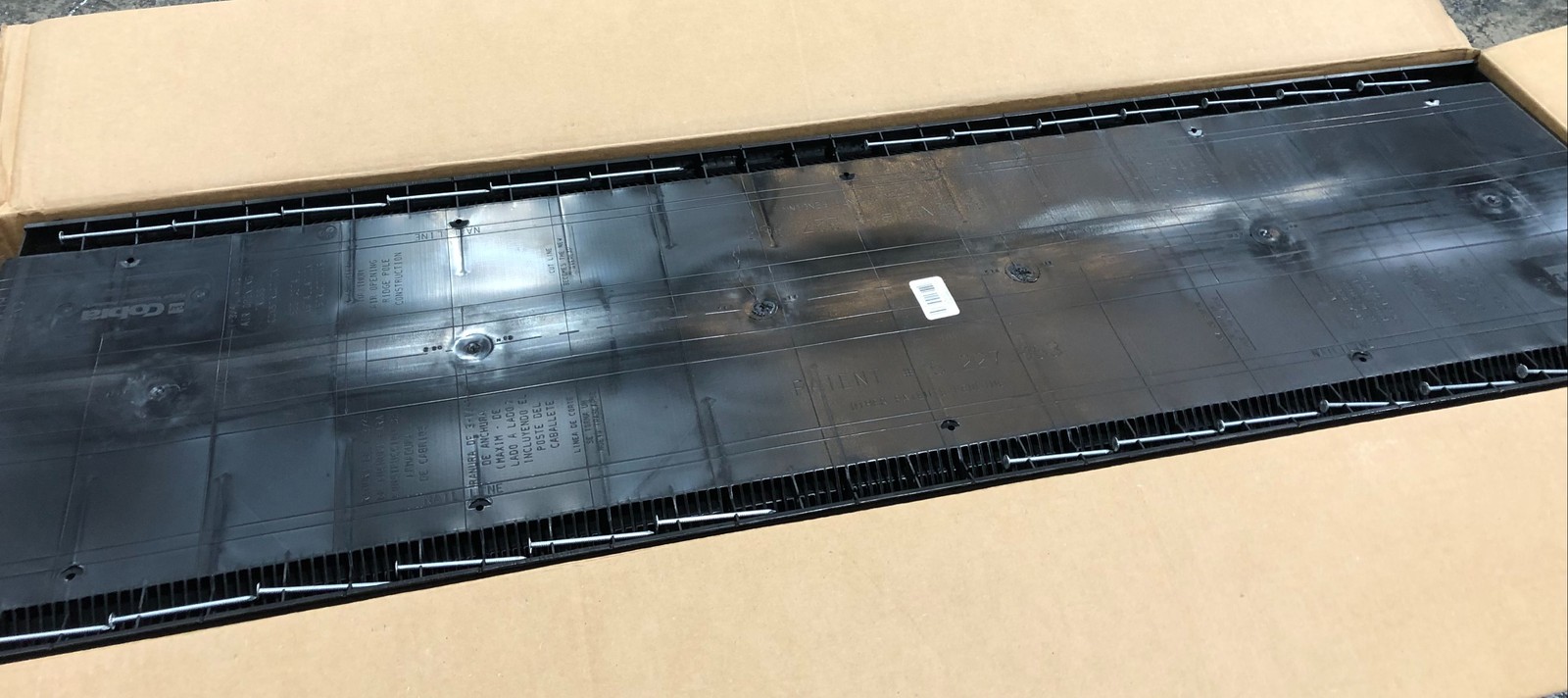 10 GAF Cobra Rigid Vent 3 11.5 in.- 48in. Plastic Roof Ridge Exhaust Vent Black